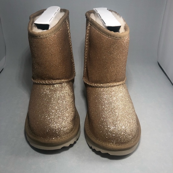 gold glitter ugg boots